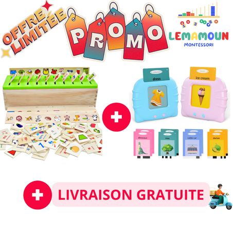 Pack Promo Lecteur cartes + Box Montessri