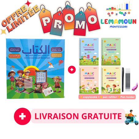 Pack Livre  Français-Arabe et Cahiers Magique