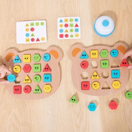 Puzzle d'association de formes