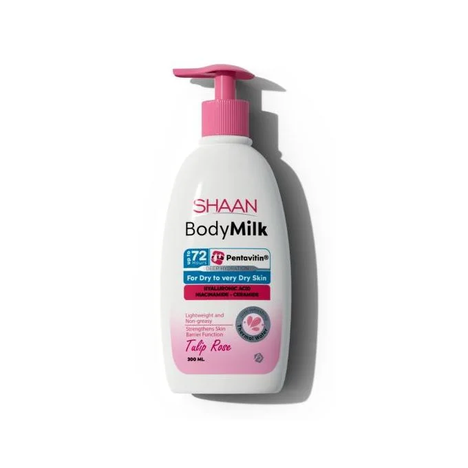 Shaan body milk tulip rose 300ml