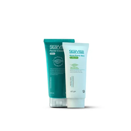StarVille Acne-Prone Skin Gel & StarVille Facial Cleanser 200ml Offer