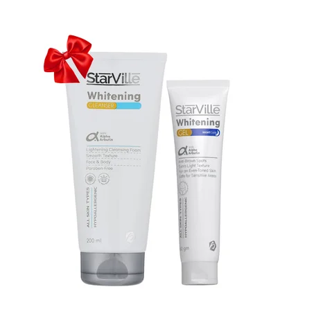 StarVille Whitening Cleanser 200 ml & StarVille Whitening Gel Offer