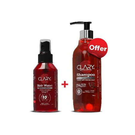 Clary shampoo and hair water