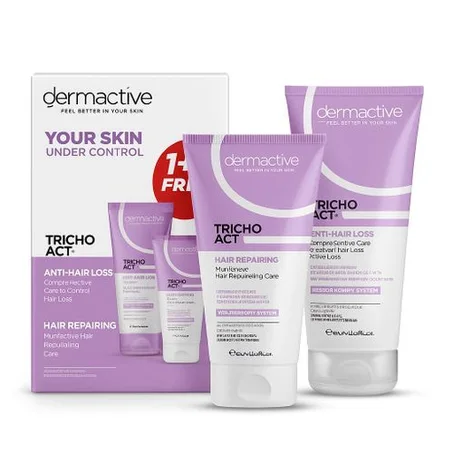 Dermactive TRICHO-ACT Anti hair loos shampoo+Hair mask offer