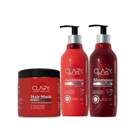 Clary shampoo and conditioner and hair mask