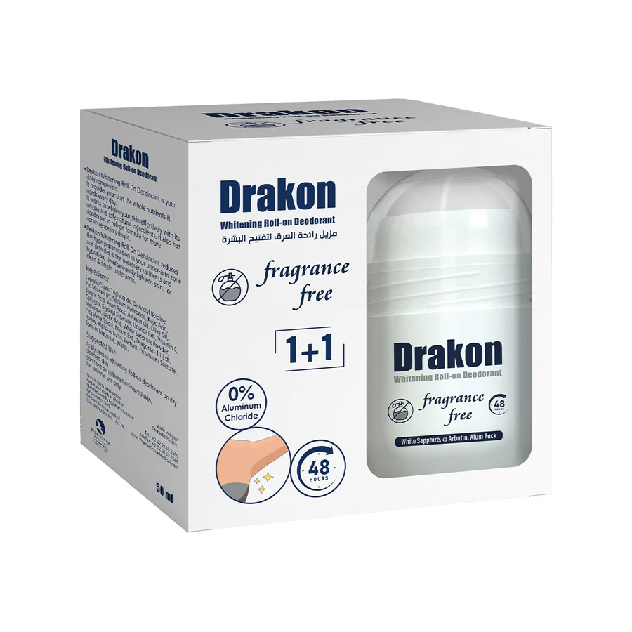 Drakon roll on fragrance free (1+1) offer