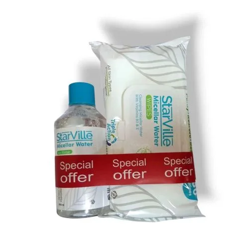 StarVille Wipes 50 & Starville Micellar Water 200 ml Offer