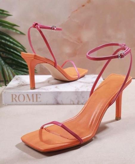 SHUZIA Sandale à talon avec lanière fine- Pointure 42/43