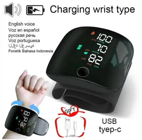 Tensiomètre automatique au poignet sans fil