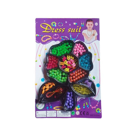 Boite De Perles pour fabrication de bijoux, Perles pour art de bracelets pour filles    علبة خرز لصنع المجوهرات، خرز لفن الأساور للفتيات