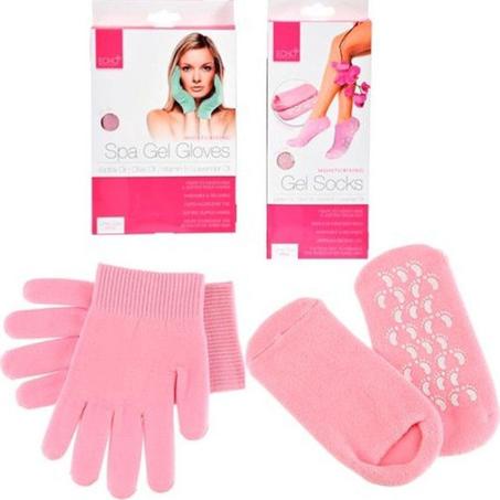 Footcare Spa Gel Socks + Gants a Gel hydratant pour les mains