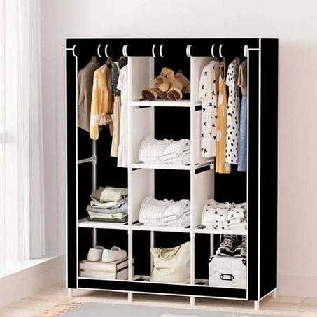 Armoire pliable en tissu, 1 pièce, à monter soi-même, tendance Offre Spéciale