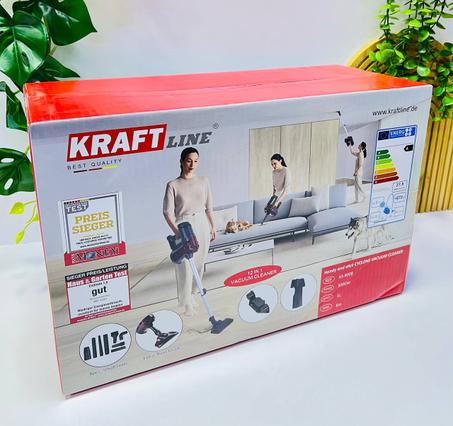 Kraft line Aspirateur Balai Cyclonique 12-en-1 – KRAFTLine 3000W, Léger & Puissant (6m de câble)
