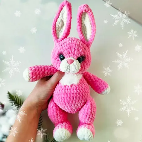 Plush Crochet Bunny Laia Amigurumi PDF Pattern