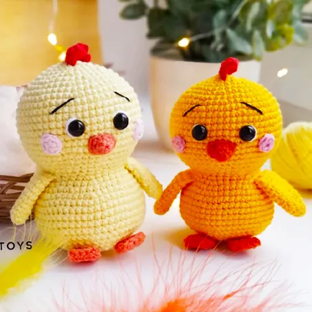 Easy Chicken Crochet PDF Amigurumi Pattern