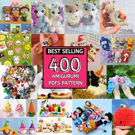 Mega Bundle : 400 Amigurumi PDF patterns + Bonus