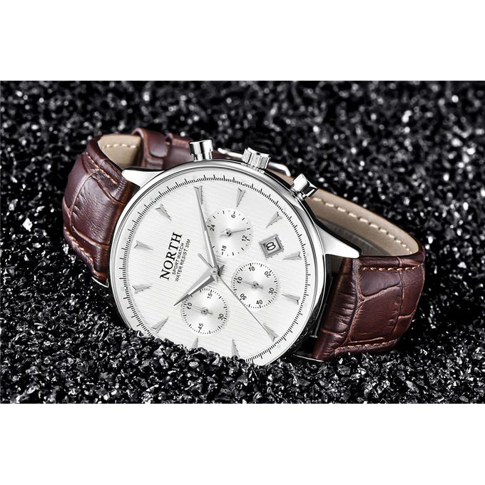 Montres Hommes Marque de luxe Auto Date Chronographe Montre À Quartz  0 out of 5