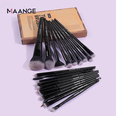 ensemble de 20 pinceaux de maquillage outils de beauté professionnel