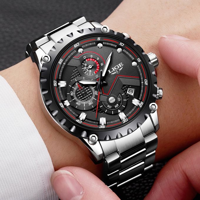 Montre Hommes De Mode Sport Horloge À Quartz Top Marque De Luxe Full Étanche