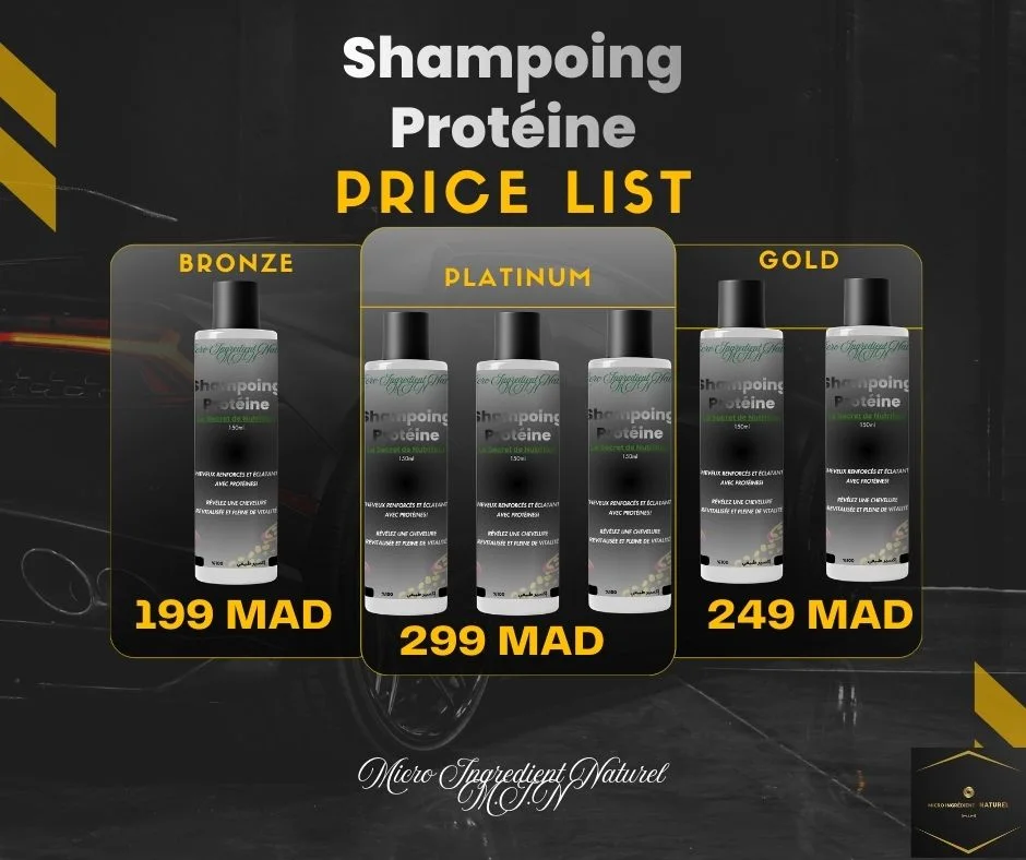 Shampoing Protein ( LE SECRET DE NUTRITION )
