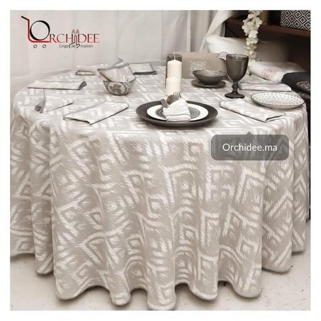 Nappe ronde  ( imprimée )