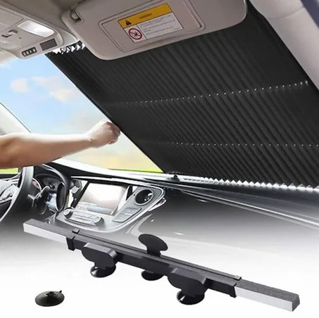 Integrated car umbrella