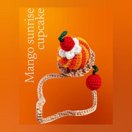 Mango sunrise cupcake