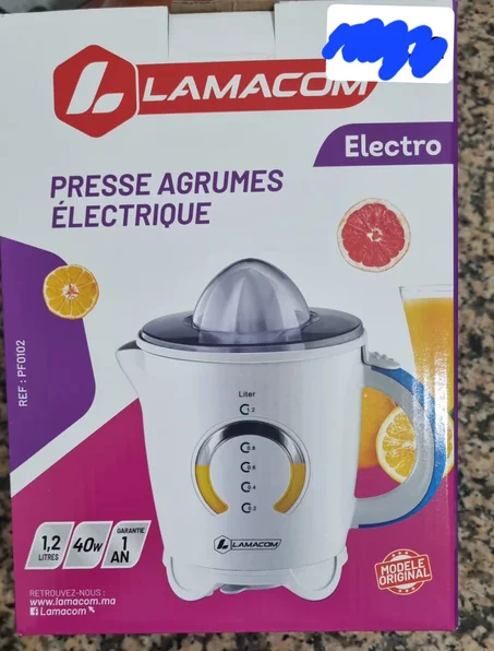 1.2 لتر  Lamcom عصارة الليمون الكهربائية من