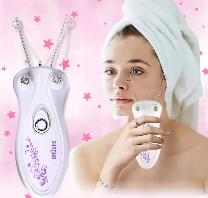 جهاز إزالة الشعر بالخيط من الجذور – نعومة تدوم بلا ألم