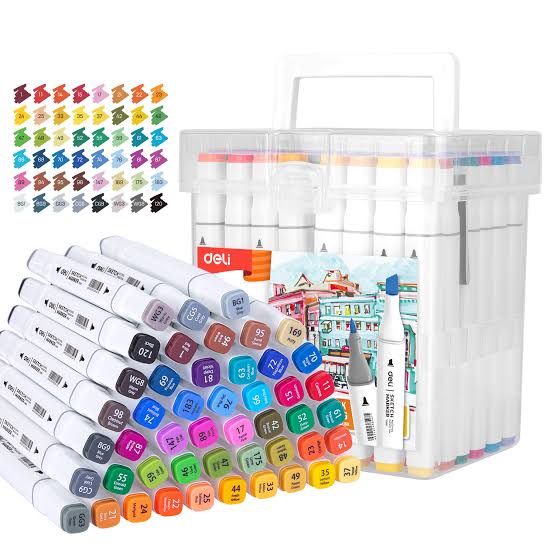DELI SKETCH MARKERS 80 PCS