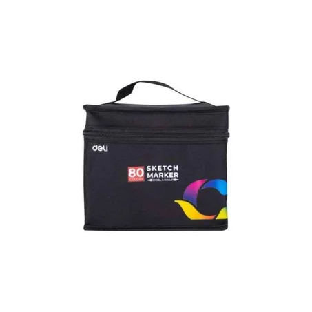 Deli Professional Sketch Marker Pen - Boite de 80 - 2 tête
