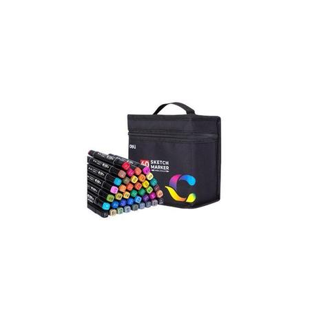 Deli Professional Sketch Marker Pen - Boite de 40 - 2 tête