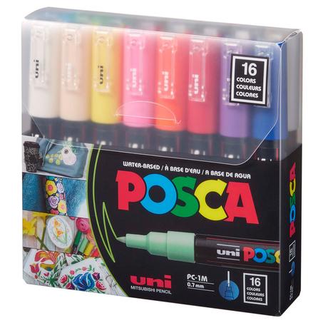 POSCA PC-1M Full Spectrum Set de 16 Couleurs