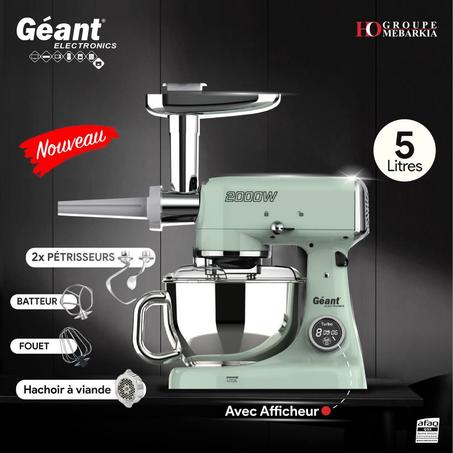 Pétrin multifonctions 5 L Géant