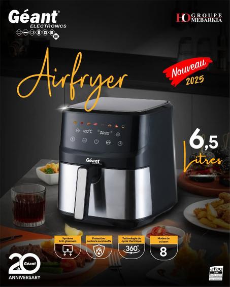 Airfryer  6.5 L Géant