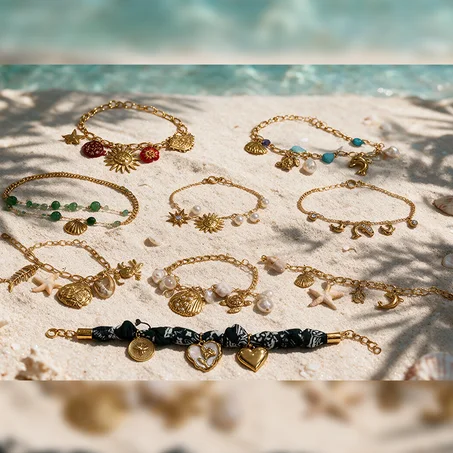 Summer Charm Collection | مجموعة قلادات اليد صيفية