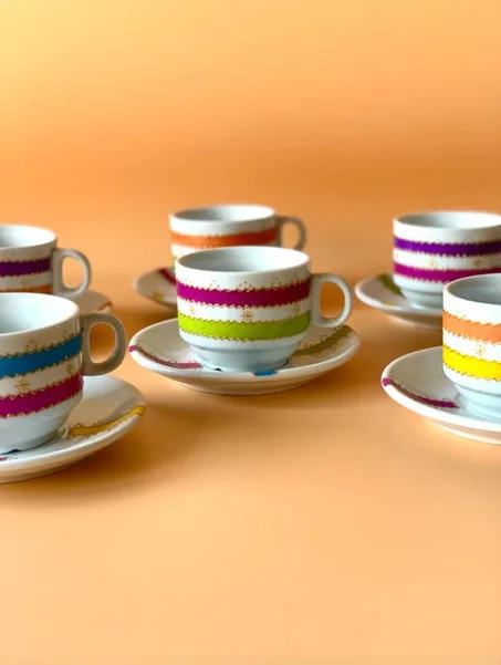 Lot de 6 tasses à café