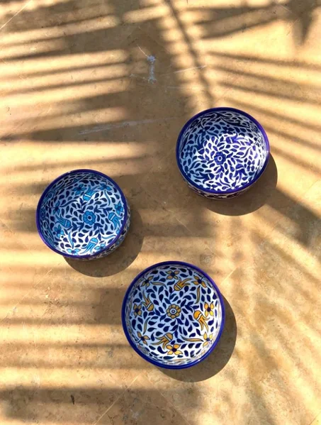 Lot de 3 saladiers en céramique