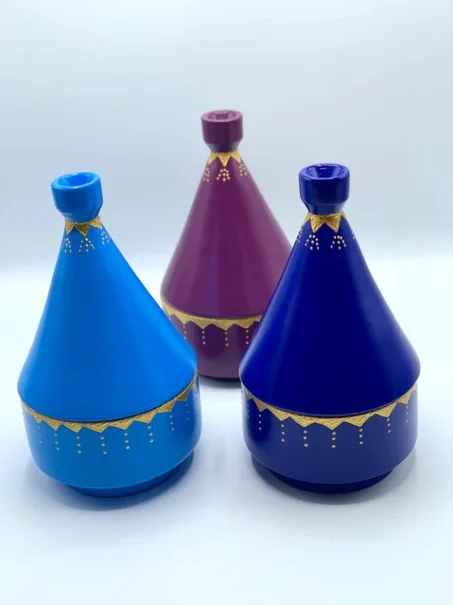 Trio tefor en céramique