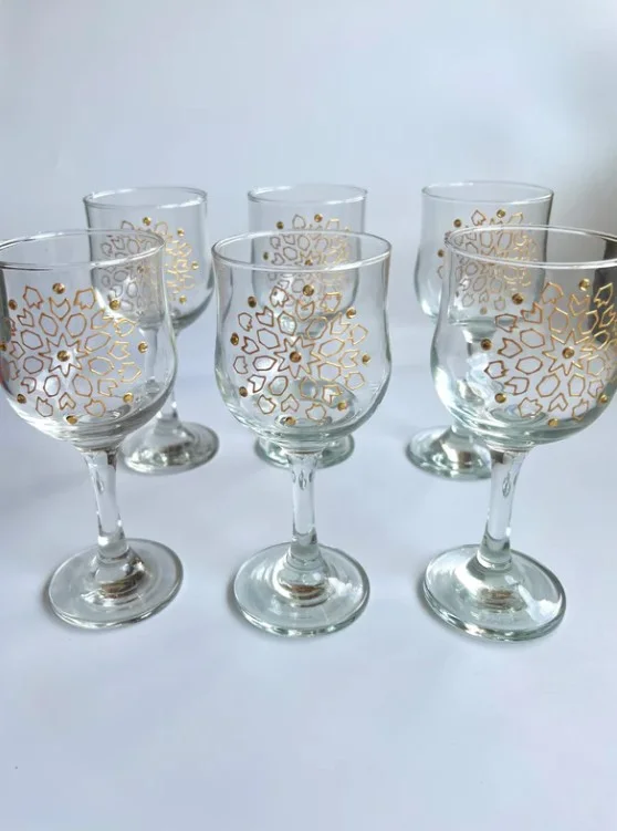 Lot de 6 verres à jus