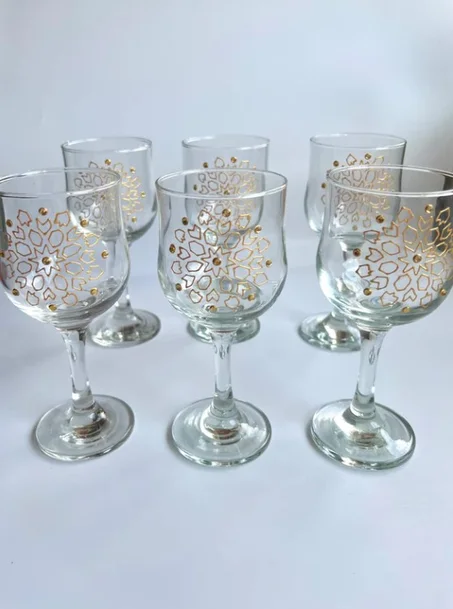 Lot de 6 verres à jus