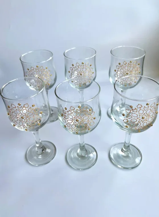 Lot de 6 verres à jus