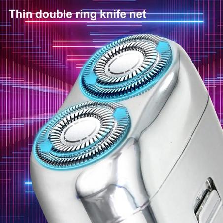 Rasoir électrique a double tête pour homme