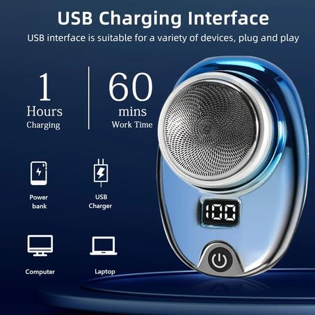 Mini rasoir électrique pour homme