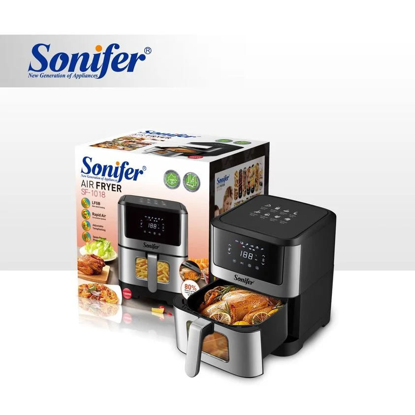Sonifer مقلاة سونيفير الهوائية بسعة 5 لتر مغلفة بالإنوكس
