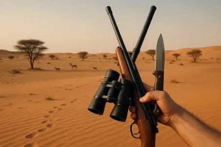 الصيد والتخييم