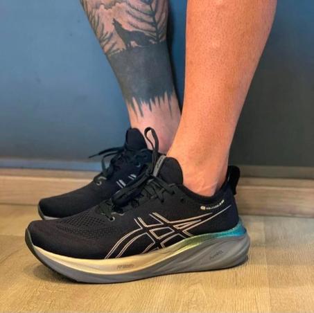 حذاء أسيكس جل نيمبوس 26 بلاتينيوم بلاك