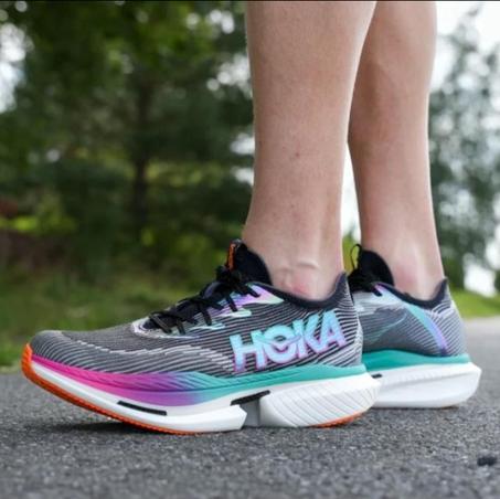 Hoka One One Cielo X1 Black Electric Aqua