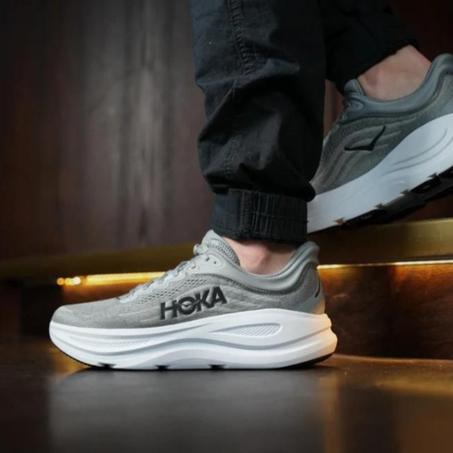 Hoka One One Bondi 9 Galactic Grey Stellar Grey