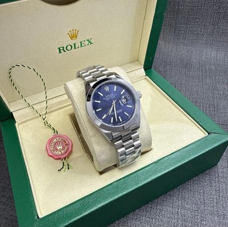 Rolex Datejust || Blue silver